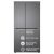 LG 655 L Frost-Free Inverter Side-By-Side Refrigerator (2023 Model, GL-B257HDSY, Dazzle Steel, Express Freeze | Multi Air-Flow)