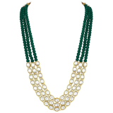 Peora Gold Plated, Traditional Kundan Long Necklace, Jewellery Set with Earring, for Women Girls just 569.