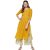 idaLia Straight Cotton Kurta with Palazzo Pant Set – Ethnic Kurta Set for Women, Ideal for Wedding & Festive Occasions – 3/4 Sleeve, Round Neck, Calf Length