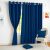 Story@Home Blackout Curtains 9 feet Long Set of 2 Room Darkening Long Door Curtain Plain, Navy Blue