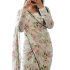 Satrani Women’s Shimmer Chiffon Sequins Embroidery Saree with Unstitched Blouse Piece just 1299.