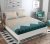 THE HOME STYLE Cotton Feel Glace Cotton Elastic Fitted Printed King Size Double Bed Bedsheet with 2 Pillow Cover(72″x78″, Pastel Green) , 300 – 350 threadcount