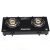 Milton Premium Pro 2 Burner Auto Ignition Gas Stove with – High-Powered Brass Burner Cooktop, Powder Coated Frame, Sleek Knobs, 2 Durable Pan Support, 1-Year Warranty (ISI Certified), Black