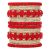 Peora womens Velvet Silk Thread Bangle Set (Size – 2.6)