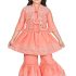 GoSriKi Women’s Cotton Blend Straight Chikankari Embroidered Effective Kurta just 498