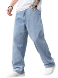Lymio Men’s Loose Jeans, Men’s Jeans Pants, Denim Jeans, Baggy Jeans for Men (Jeans-06-07-08)