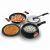 Hawkins Triniti Kitchen Set (Tava, Deep-Fry Pan, Inner Lid Pressure Cooker), Black (PCWSET1), Hard Anodised Aluminium