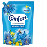 Comfort Morning Fresh Fabric Conditioner 2 L Refill Pack, After Wash Liquid Fabric Softener – For Softness, Shine & Long Lasting Freshness