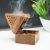 Naayaab Craft Pakka Sheesham Wood Agarbatti Incense Stick Box and Dhoop Stand Ash Catcher Decorative Handicraft Incense Holder – Small (8 X 8 X 13Cm)(Conical)