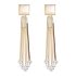 Zeraki Jewels Kruti Latest Stylish Rose Gold Plated Drop Earrings| Earrings For Women | Fashionable Earrings just 449.