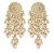 Karatcart Womens Gold Plated Kundan Tassel Earrings