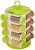 Amazon Brand – Solimo Revolving Plastic Spice Rack set (16 pieces)