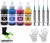 TEQBOT ink for 805 cartridge REFILL KIT Deskjet 1210, 1211, 1212, 1213, 2330, 2331, 2332, 2333, 2720, 2721, 2722, 2723, 2729; Deskjet plus 4121, 4122, 4123. 70 ml each ink bottle 4 Injection 1 set suction tools tissue hand gloves Black + Tri Color Combo Pack Ink Bottle