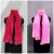 BEST SELLING CARROT RED AND BABY PINK PLAIN WINTER STOLE PACK OF 2