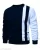 “Men’s Navy Blue Fleece Round Neck Winter Sweatshirt – Warm and Stylish”