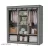 Cloth Stand & Cupboard and Almirah Carbon Steel Collapsible Wardrobe (Gray color) Assembling required
