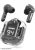 Ultrapods TWS Earbud, Bluetooth Earbuds with Display, Transparent Design Headset, 20 Hrs Playtime with Fast Charging, Bluetooth 5.3 + ENC, 8mm HD BASS Drivers, IPX4 Sweat-Proof Headphone, Built-in Mic
