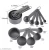 Stysol 8 Pcs Set Measuring Cups and Spoons for Kitchen Cake Baking and Cooking Teaspoon Tablespoon Spoon Accessories Tools Set