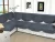 MEBELS JOY L Shape 7 Seaters Set of 14 Piece Velvet Fabric Anti Slip Soft Material Sofa Cover For Living Room, Drawing Room, Pack of 14 Piece (Lavender Grey)