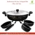 Kashvi Premium (Kadhai (With Lid), Fry Pan, Sauce Pan, Tadka Pan & Tawa | Induction Base | Made of Cast Iron