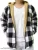 Men Zipper Drawstring Jacket Coats Fleece Thickened Jackets with Pockets Comfy Vintage Sherpa Lined Loose Hoodies