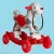 Chetak 2 in 1 Baby Horse Rider for Kids in Pink and Grey – Transformable Toy for Children