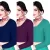 Pack Of 3 Party Wear New Collection Printed Blouse For Womens