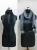 PRECIOUS BLACK AND GREY SOLID FUR WINTER STOLE STYLISH PLAIN FUR WINTER STOLE # SCARVES COMBO PACK