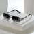 Xflame Rim-Less Leopard Gradient Sunglass, Polarized, UV Protection Retro Square Sunglass (Free Size) (For Men & Women, Black)