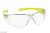 Clear Glass Stylish Dust Protective Bike Riding Eye Safety Goggles (Pack of 1)