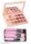Eye Shadow Palette 18 Color Shimmer and Matte Eyeshadow Palette 18g & 7 Pcs Makeup Brush(Pack Of 2 Items)