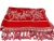 Trendy Design Red Color Wool Embellished Work Fancy Stole For Women & Girls (STO097)