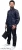 CRONEX Men’s Rainsuit/Rainwear/Raincoat/Barsaticoat 100% Waterproof Along With Hood and Side Pocket With Storage Bag (Navy Blue)