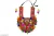 LONG KUTCHI WORK NECKPIECE – PAAN SHAPE
