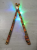 Laxmi Marble Brocade Lace Decorated Wooden LED Dandiya Sticks For Navratri Garba Festivals (Pair of 1)