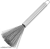 Wire Brush Stainless Steel Cleaning Brushes Cast Irons Scrubber for Pots Efficient Dish Scraper with Long Handle Grip – Dust Cleaner for Home (Pack of 1)