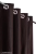 PRAFULL MILLAURE Modern Solid 32KG Crush Polyester Curtain – 1 Piece(Door_7Ft, BROWN)