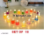 Home Luxury Small Multicolour Smokeless Decorated Mini Cute Little Glass Jelly Gel Candles for Home Decor Diwali Decoration,Spa,Birthdays Party,Festivals (Set of 18 Pieces)