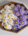 Sunflower Floating Candles (Set of 8 – Purple & White) | Premium Soy Wax Scented | Long Burning, Floral, Decorative & Festive Use