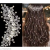 Pearl Bridal Hair Tiara with Long Hanging Beads for Wedding & Party Wear