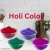 Holi Color Red | Green | Purple | Pink | Organic Gulal Colour | 100% Natural and Skin-Friendly Herbal Gulal | Handmade and Non-Toxic (Pack of 4-1 KG Each) 4 Kg Gulal