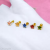Name. 5 piece multi colour Nose pin and nose pin