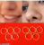10 pcs Gold plated nose ring for women and girls