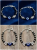 2 combo pair Stylish bachcho ke nazariya kid nazariya nazariya for babyblack silver stone evil eye nazariya pair bracelet for baby boy and girl (2-3) year baby..