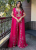 Women’s Georgette Mirror Embroidered Crop Top Lehenga With Shrug Set