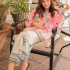 Top and Pant Coord Set Shivansh Comfy Graceful pink Premium Rayon Women Printed Elegant Top and Pant Coord Set with Trendy Pocket, just 357.