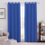 Royal Blue Plain Curtain | 70% Room Darkening | Poly-Cotton | Eyelet Fitting | Window (5 feet) & Door (7 feet) Sizes | Pack of 1 (Single Piece) | CURTAINRY™