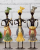 Rajasthani Tribal Musician Iron Art Piece | 13 Inch Tall Handmade Showpiece set Of Three