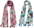 Attractive womens scarfs stoles combo of 2pcs