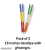 Shrigana 1 Pair RAJA Rani Attractive DANDIYA Stick, NAVRATI Special RAJA Rani Stick.Wooden Stick Multicolor